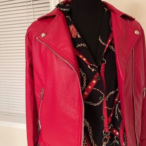 Faux Leather Jacket